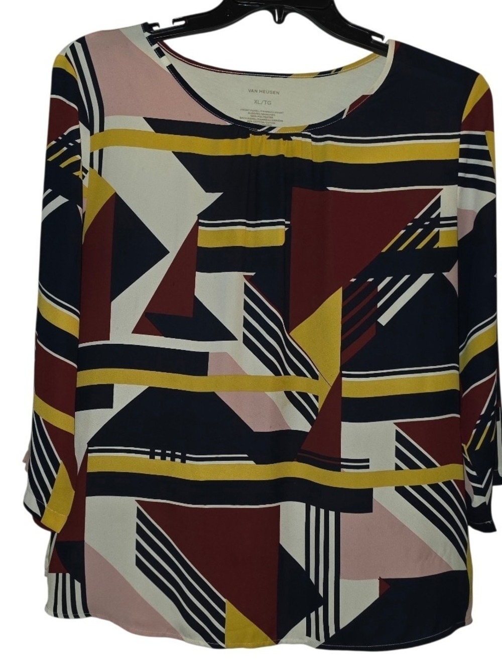 Van Heusen 3/4 Sleeve Blouse Size XL
